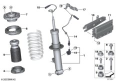 Амортизационная стойка Зд/VDC/ЭБУ