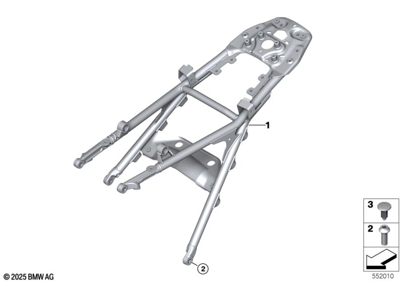 Задняя часть рамы