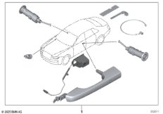Дооснащение: черные ручки двери