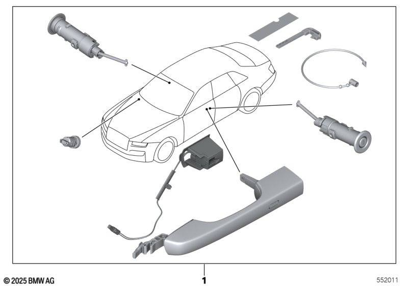 Дооснащение: черные ручки двери