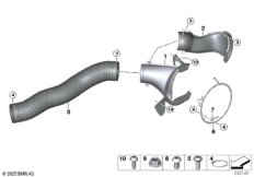 Воздуховод тормозного механизма