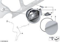 Заслонка заливного отверстия