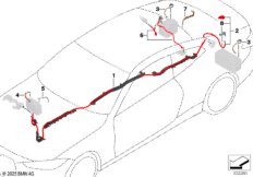 Провод батареи/кабель на массу