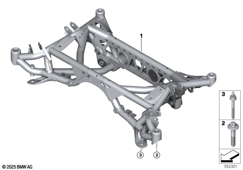 балка заднего моста