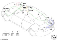 Кабель питания, основной жгут проводов