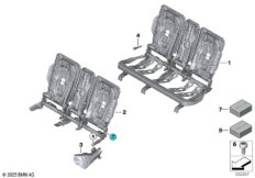 Каркас подушки базового сиденья Зд