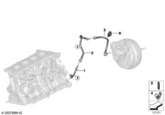 Вакуумный трубопр.усилителя тормозов