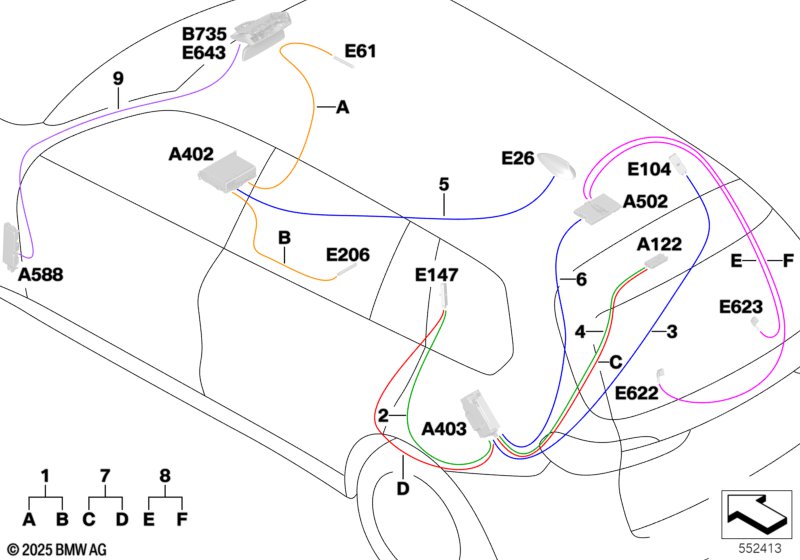 Рем.каб.осн.жгута проводов антенна/коакс