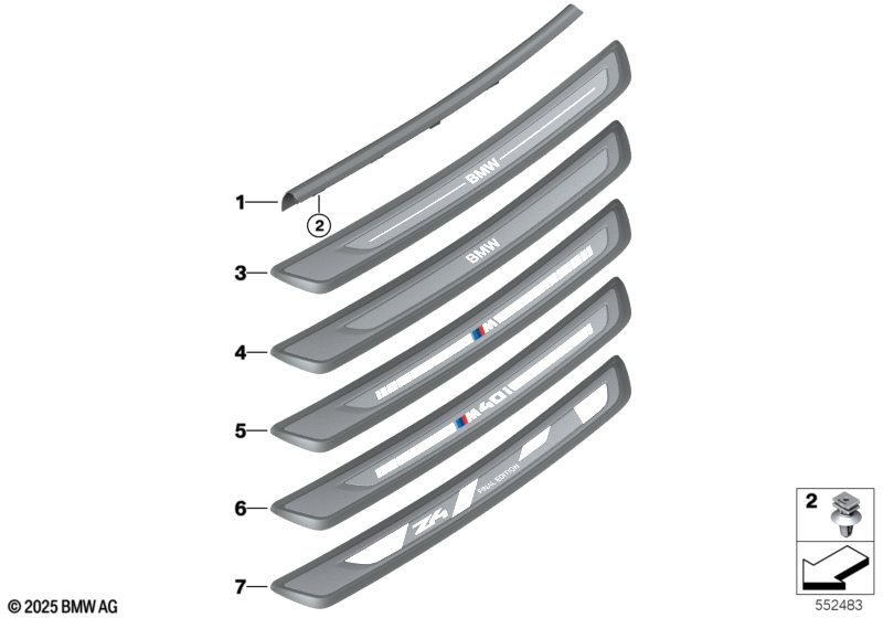 Накладка порога