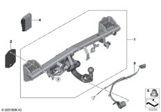 Тягово-сцепн.устр-во откидное электрич.