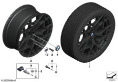 BMW л/с диск Y-обр. спицы 1076M — 23"