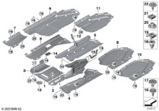 Облицовка днища кузова Пд