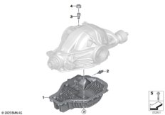 Ред.зад.моста с/двиг. / масляный картер