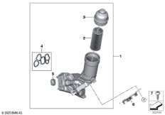 Масляный фильтр смаз.сист.,теплообменник