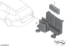 Блок упр.функц.модуля крышки багажника