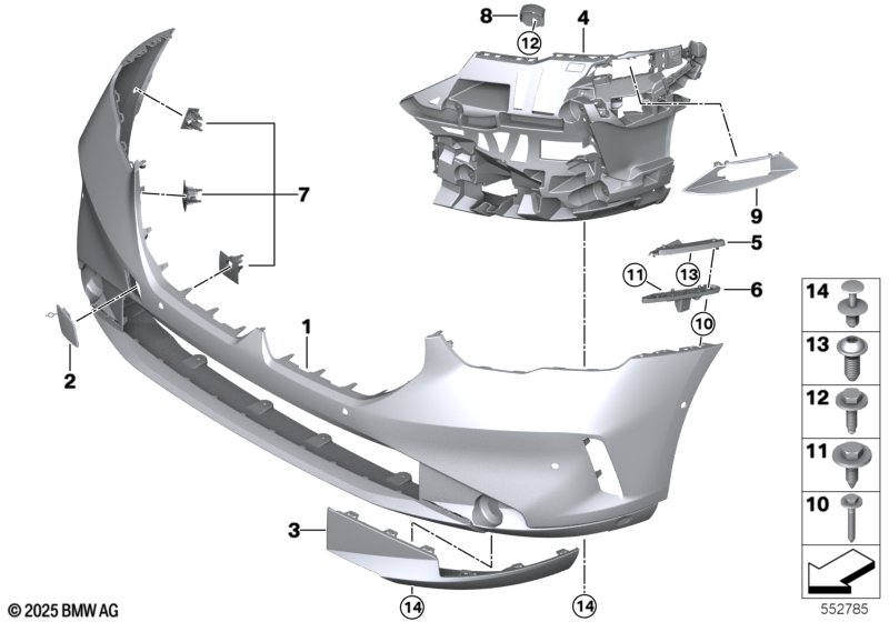 G60 бампер передний стандарт