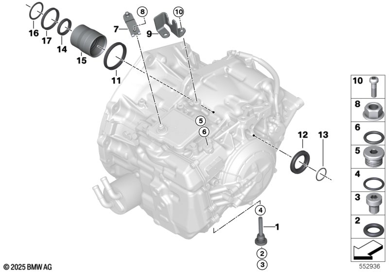 GA8F22AW доп.элементы/уплотнения