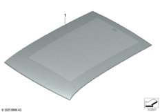 Стеклянная крышка панорамной крыши