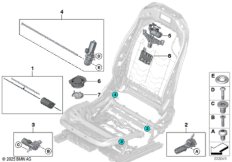Сиденье Пд, э/оборудование и приводы
