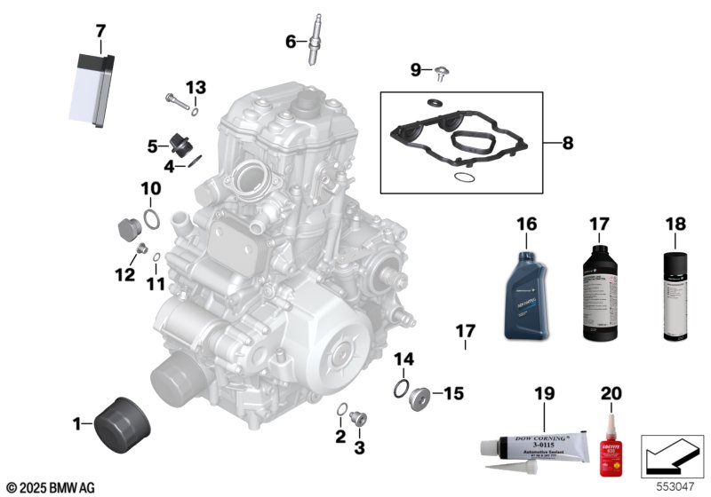 Масляный фильтр G310