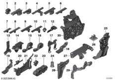 Различные держатели провода