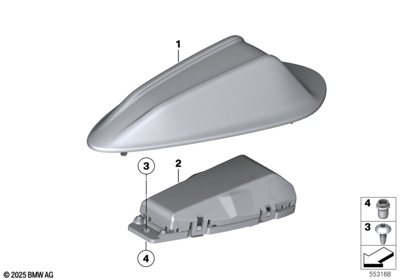 Детали антенны на крыше