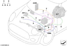 Кабель питания, основной жгут проводов
