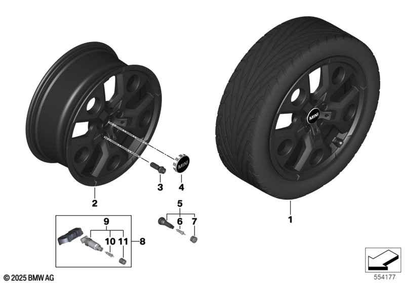 MINI л/с диск Untam.Ed. Spoke 1145 - 19"