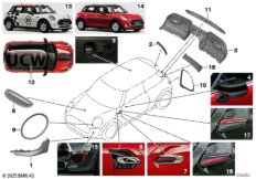 JCW аэродинам.принадлежности - F5x НОВ.