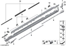 Накладка M порог / арка колеса
