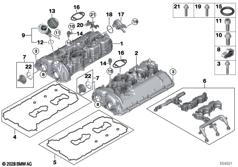 Крышка головки блока цилиндров