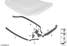 Уплотнители капота