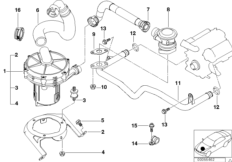 Воздушный нагнетатель сист. нейтрал.ОГ