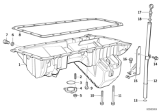 Масляный картер/маслоизмерит.приспособл.