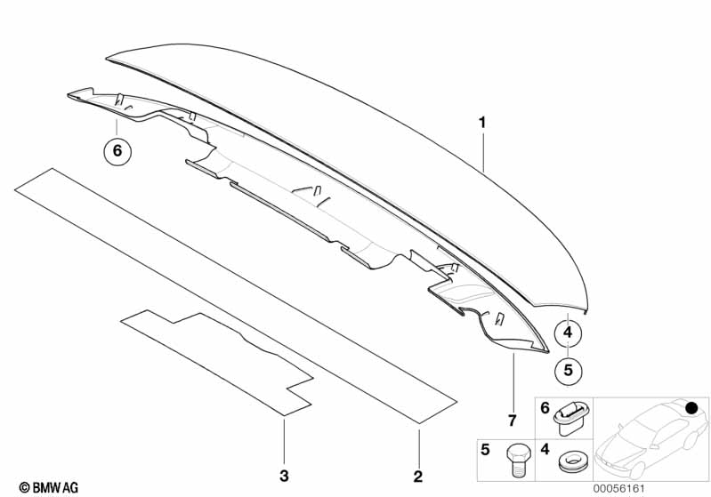 Задний спойлер