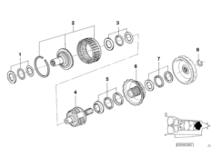 A5S310Z Блоки планетарных шестерен