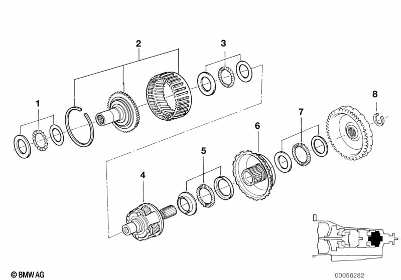 A5S310Z Блоки планетарных шестерен