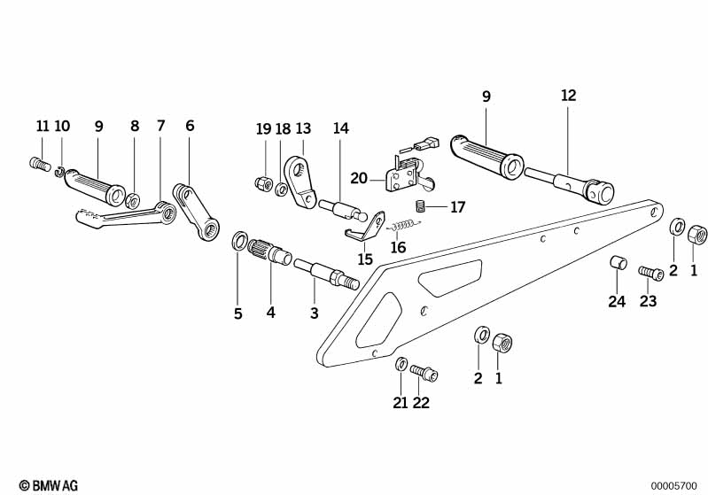 Комплект дооснащ.упора для ног