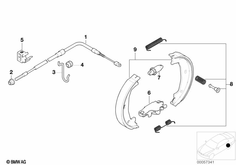 Стояночный тормоз/тормозные колодки