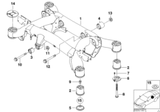 балка заднего моста