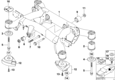 балка заднего моста