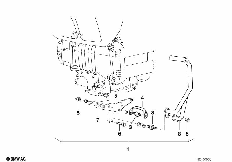 Защитная дуга двигателя/катализатор
