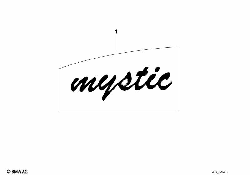 Переводная картинка Mystic