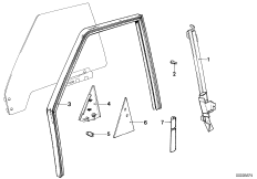 Направляющая стекла Пд