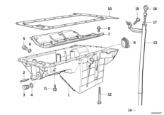 Масляный картер/маслоизмерит.приспособл.