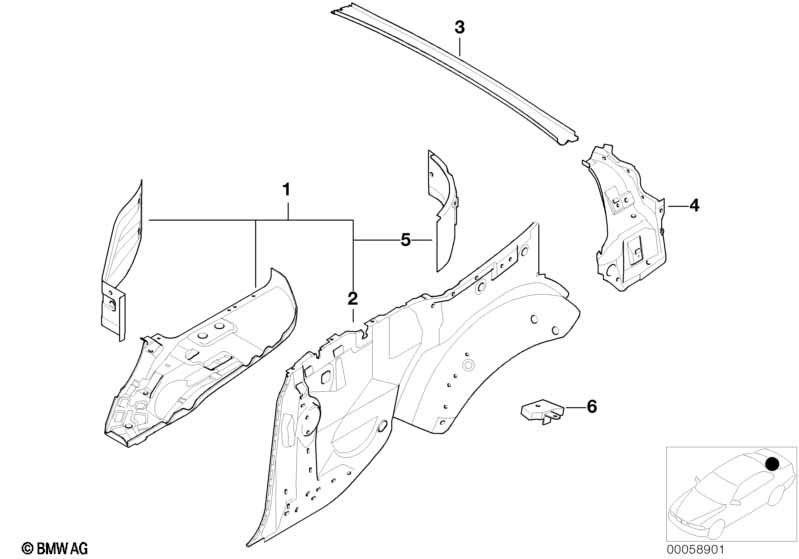 Отделение для складного верха
