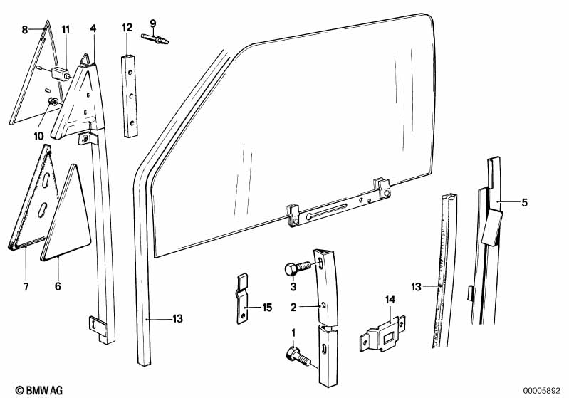 Механизм перемещения стекла двери Пд