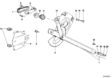 Механизм перемещения стекла двери Пд