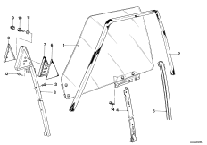 Направляющая стекла Пд