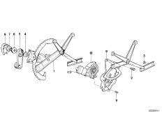 Механизм перемещения стекла двери Пд